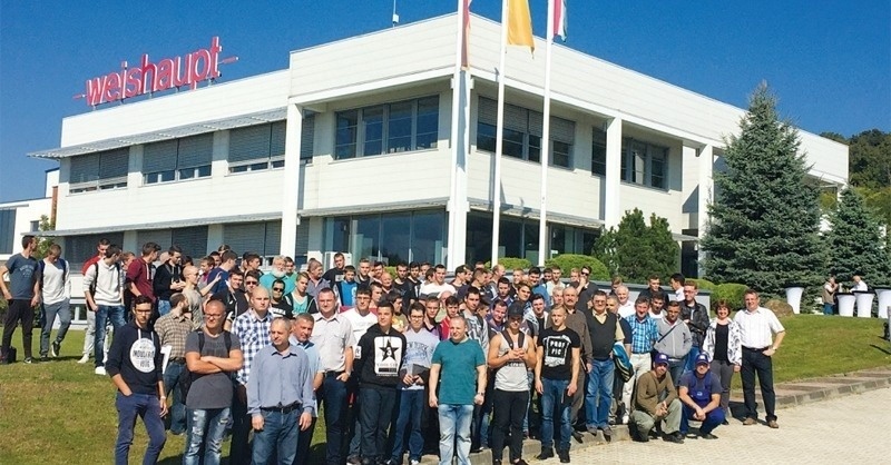 Weishaupt: épületgépész diákok nyílt szakmai napja