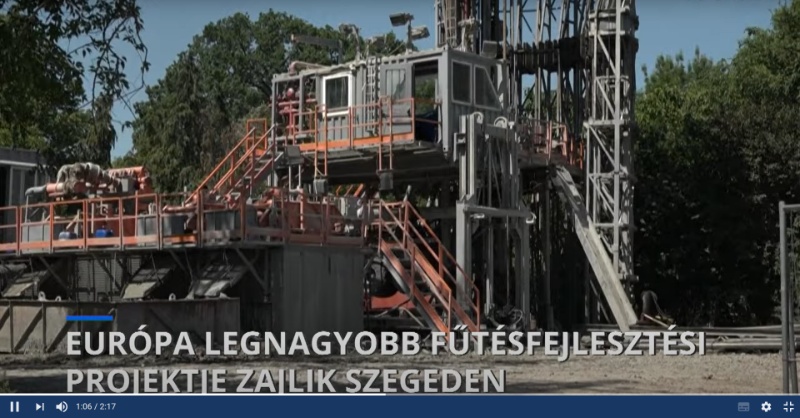 Az Euronews is beszámolt az épülő szegedi geotermikus távfűtőrendszerről