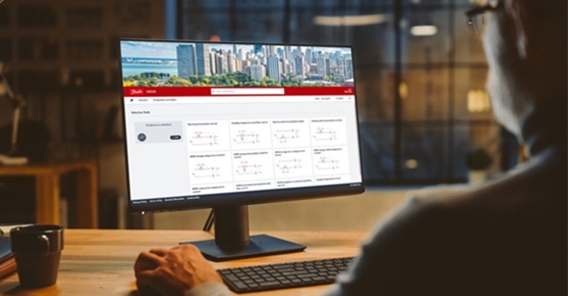 Takarítson meg időt a tervezés és a dokumentáció gyűjtése során a Danfoss Heat Selector segítségével